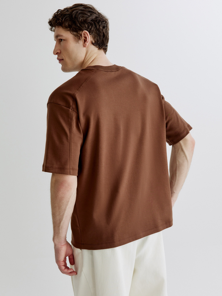 футболка oversize fit с принтом по цене 2299 руб вид справа