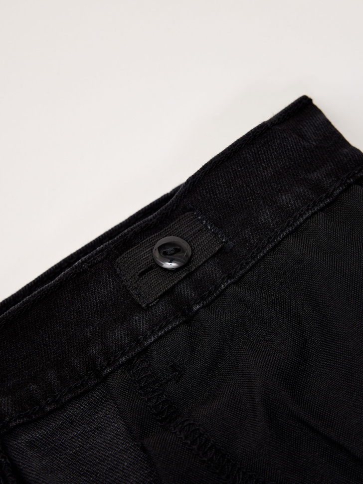 Джинсы Slim fit high waist для девочек. Фото №4