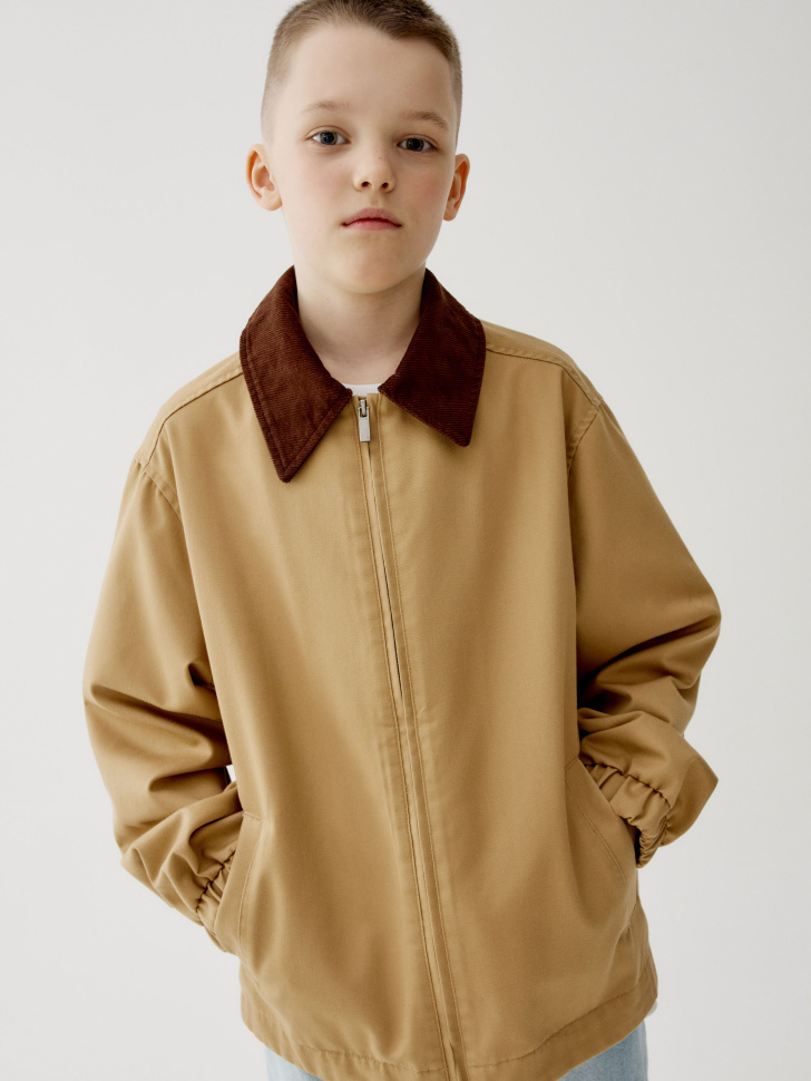 Куртка с вельветовым воротником для мальчиков 3499₽