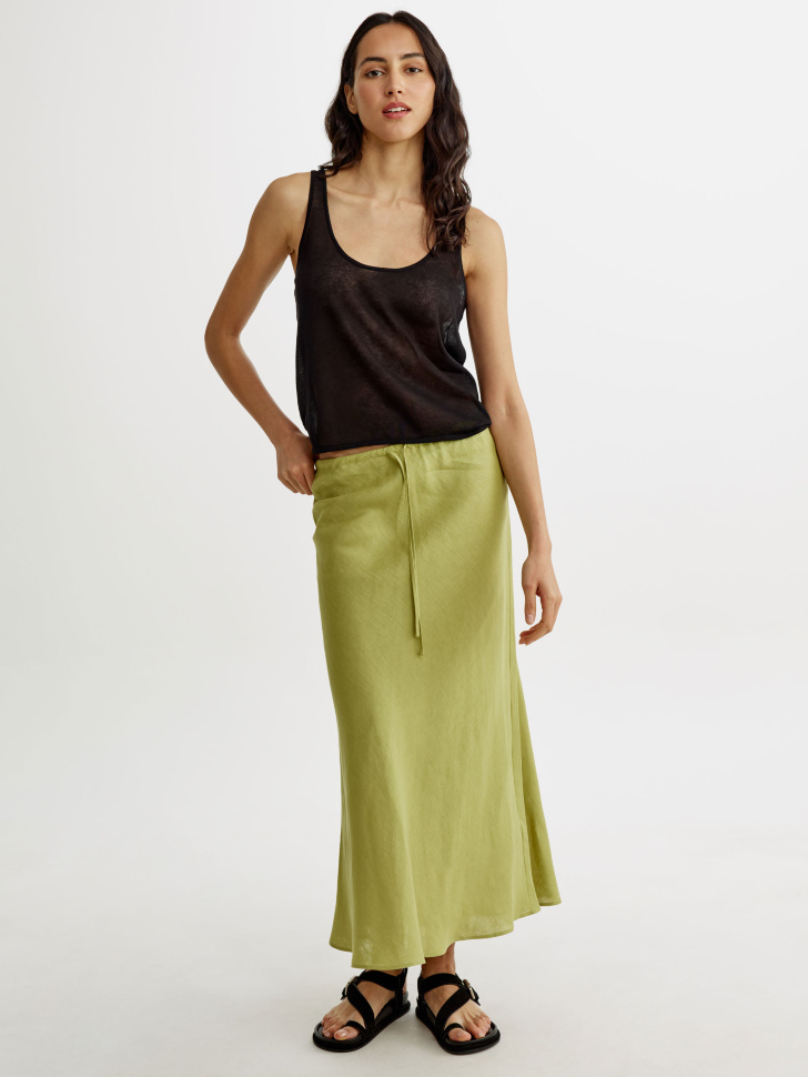 юбка миди из льна 4610517367976 фотография