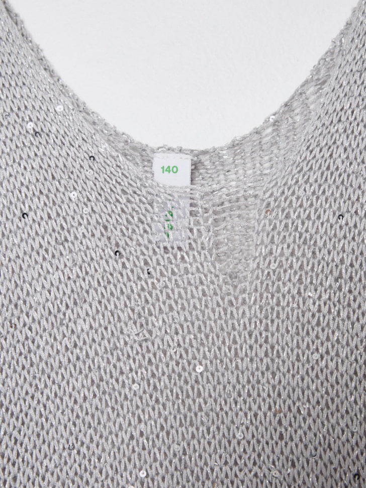 туника с люрексом и пайетками для девочек 4610517139764 в интернет магазине