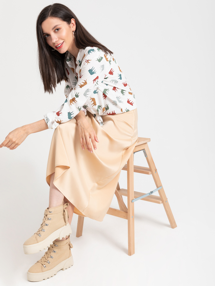 

Атласная юбка, Золото