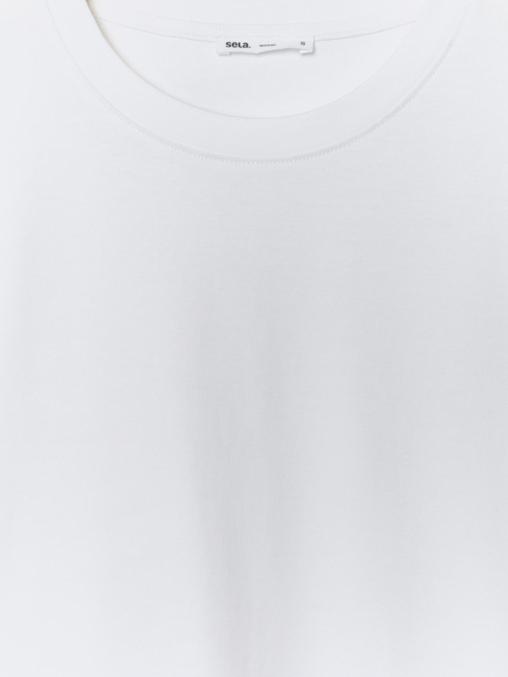 футболка оверсайз из мерсеризованного хлопка 4610517292445 по акции