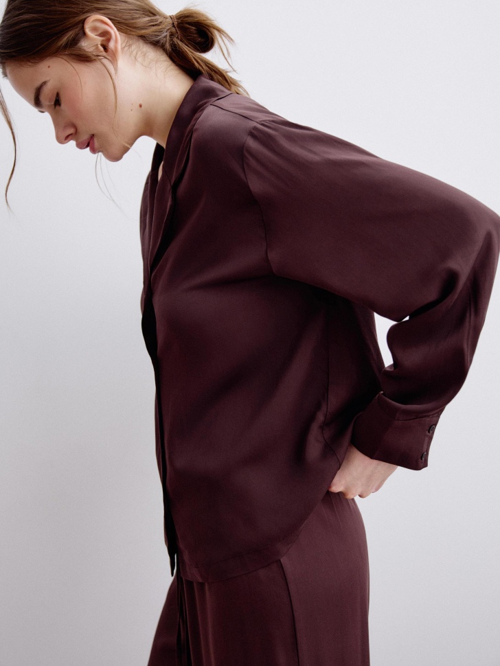 пижамная рубашка из струящейся вискозы 4610517110541 по низкой цене