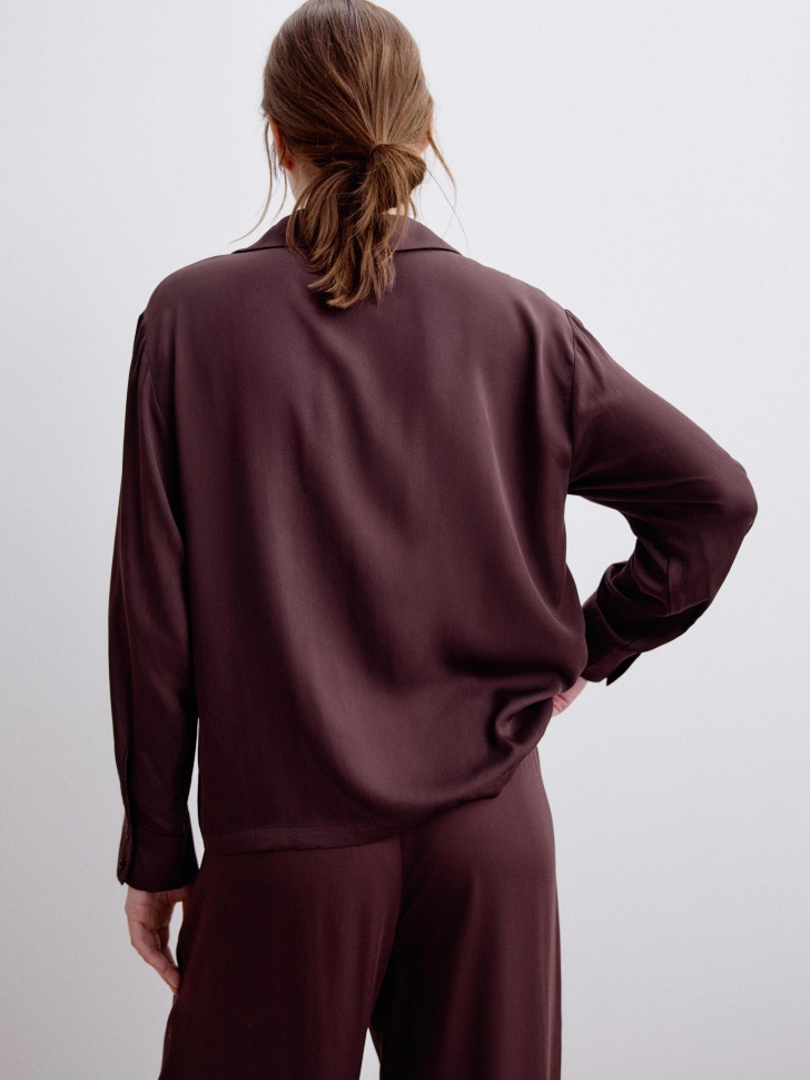 пижамная рубашка из струящейся вискозы 4610517110541 купить с доставкой