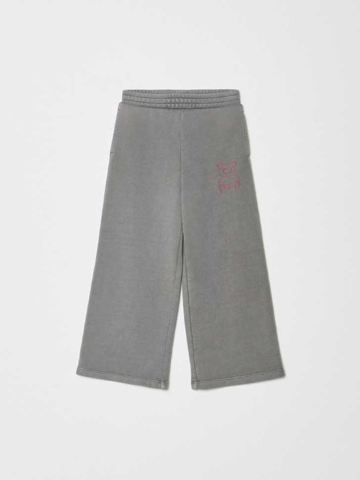 широкие брюки с  принтом для девочек 4680798539140 с промокодом