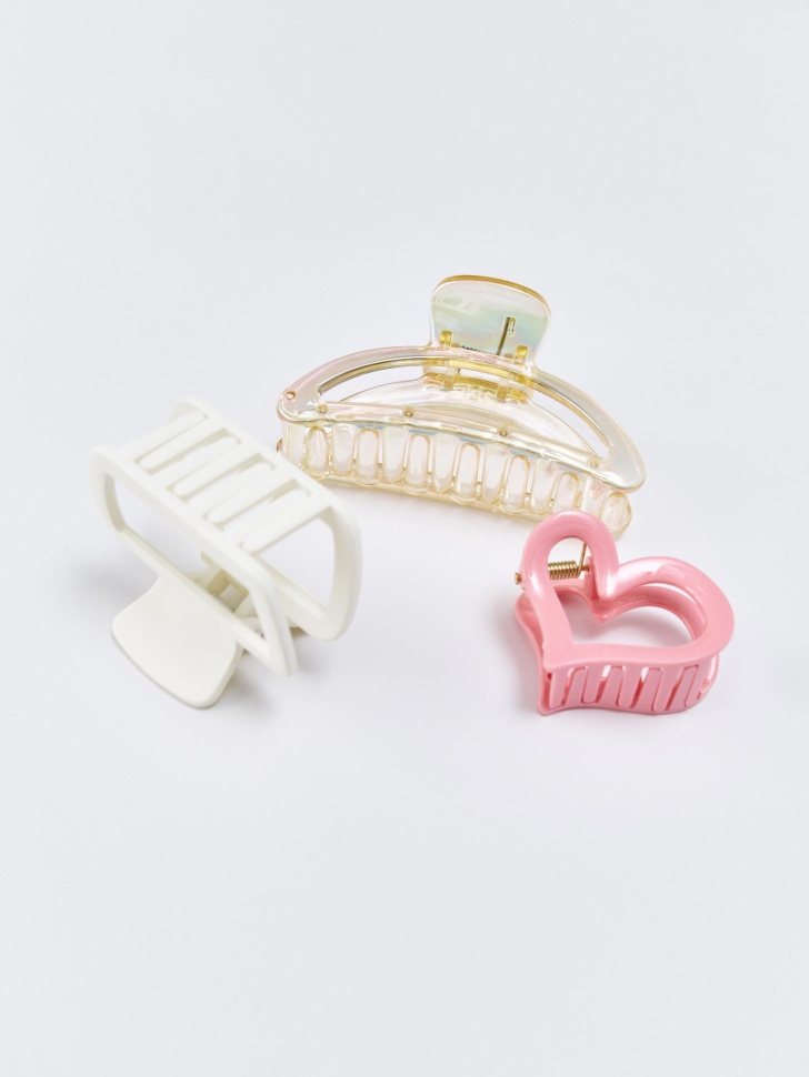 набор крабиков для волос, 3 шт. от бренда sela вид слева