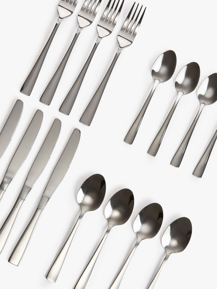 набор столовых приборов, 16 шт. от бренда sela вид слева