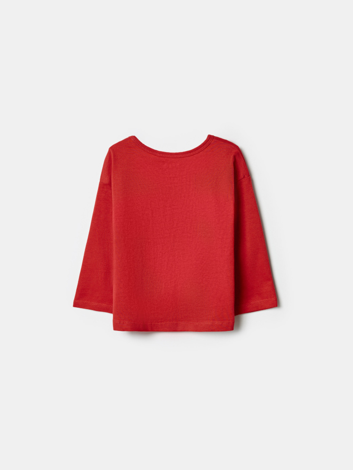 лонгслив с принтом для малышей от бренда sela вид слева