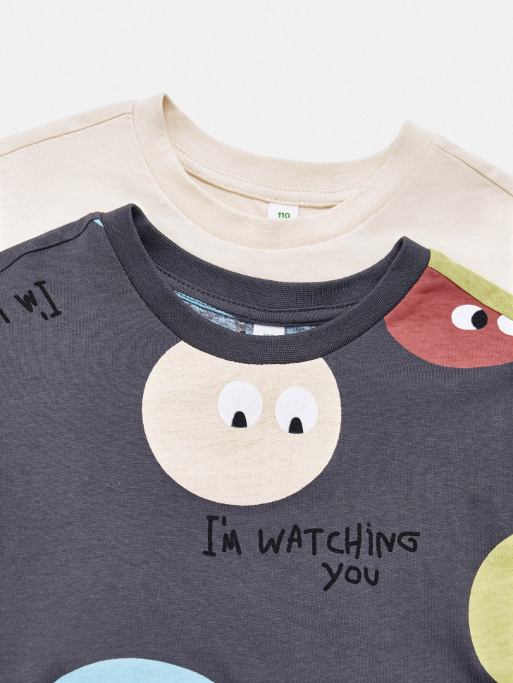 набор из 2 футболок для мальчиков от бренда sela вид слева