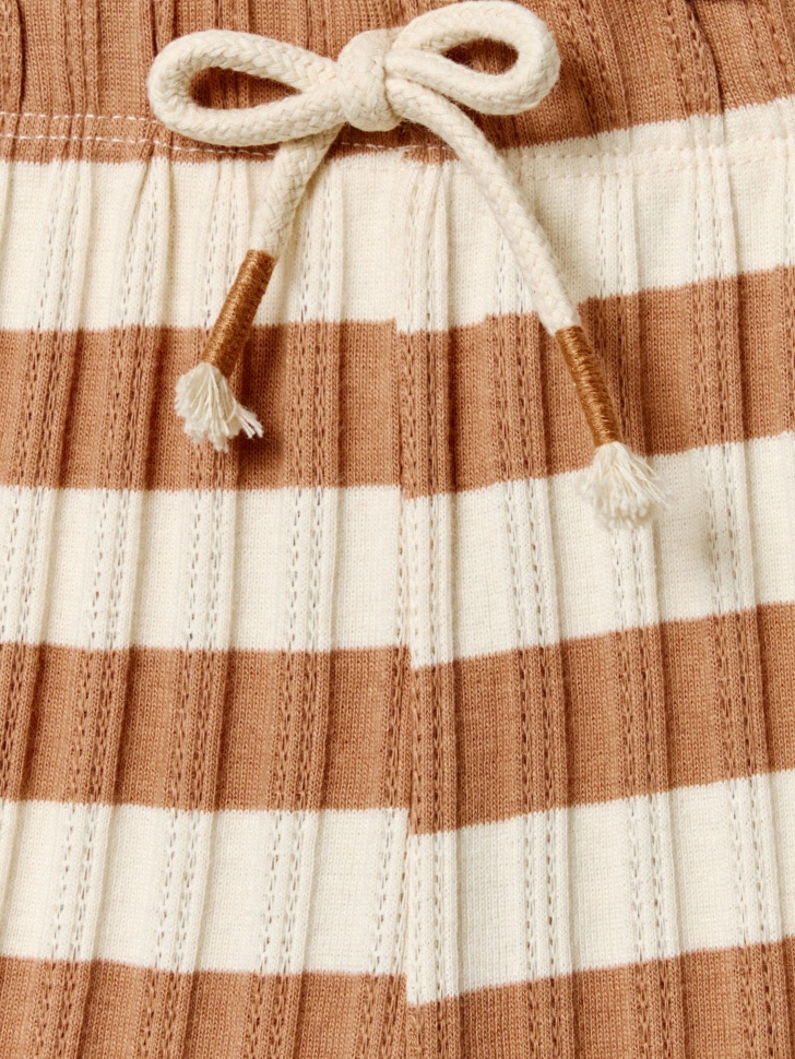 широкие брюки в полоску для девочек по цене 1499 руб вид справа