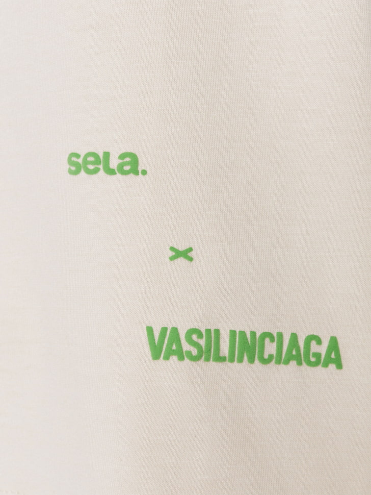Футболка оверсайз для девочек из коллекции SELA х VASILINCIAGA. Фото №4