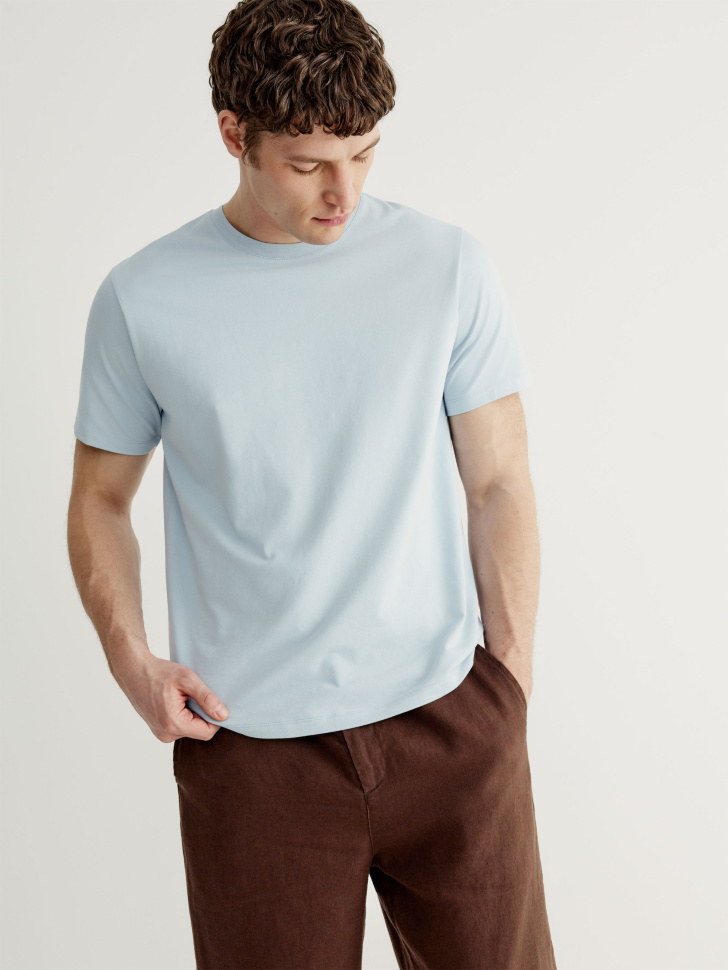 Футболка SELA Адам, голубой, арт. 50487