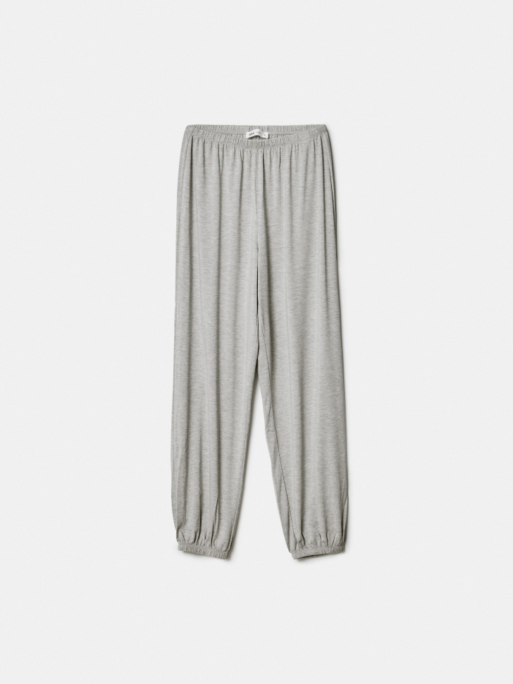 Трикотажные брюки-аладдины Sela, серый, арт. 49714