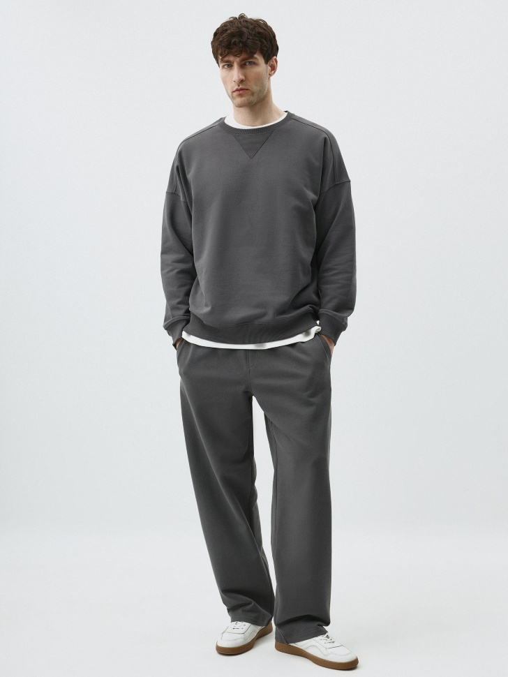 Свитшот OVERSIZE FIT из футера. Фото №2