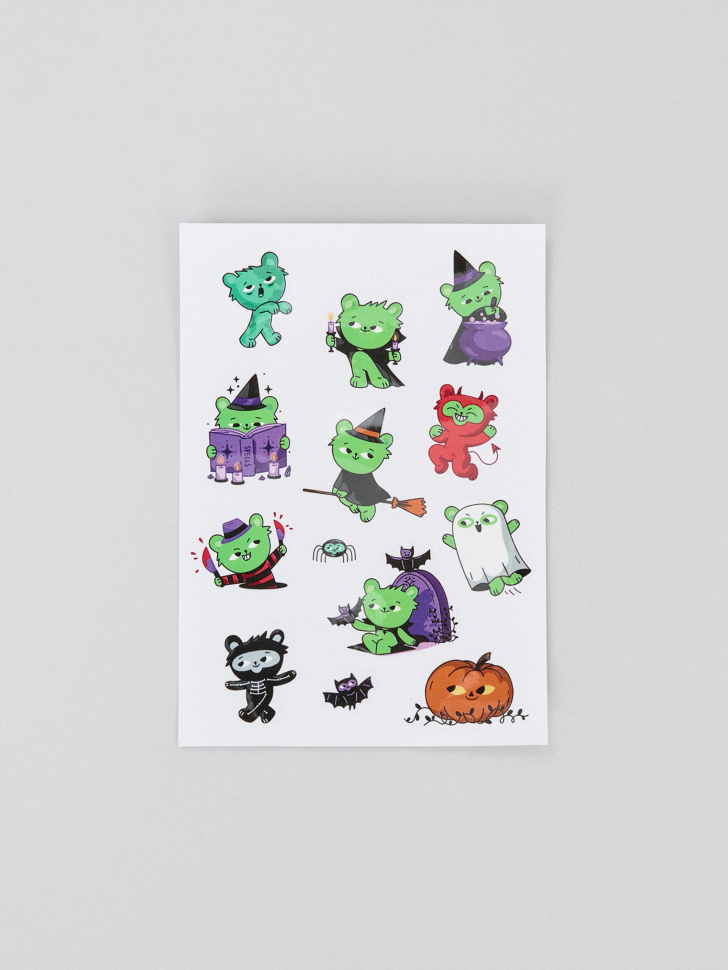 

Набор наклеек с Вигге Halloween для детей