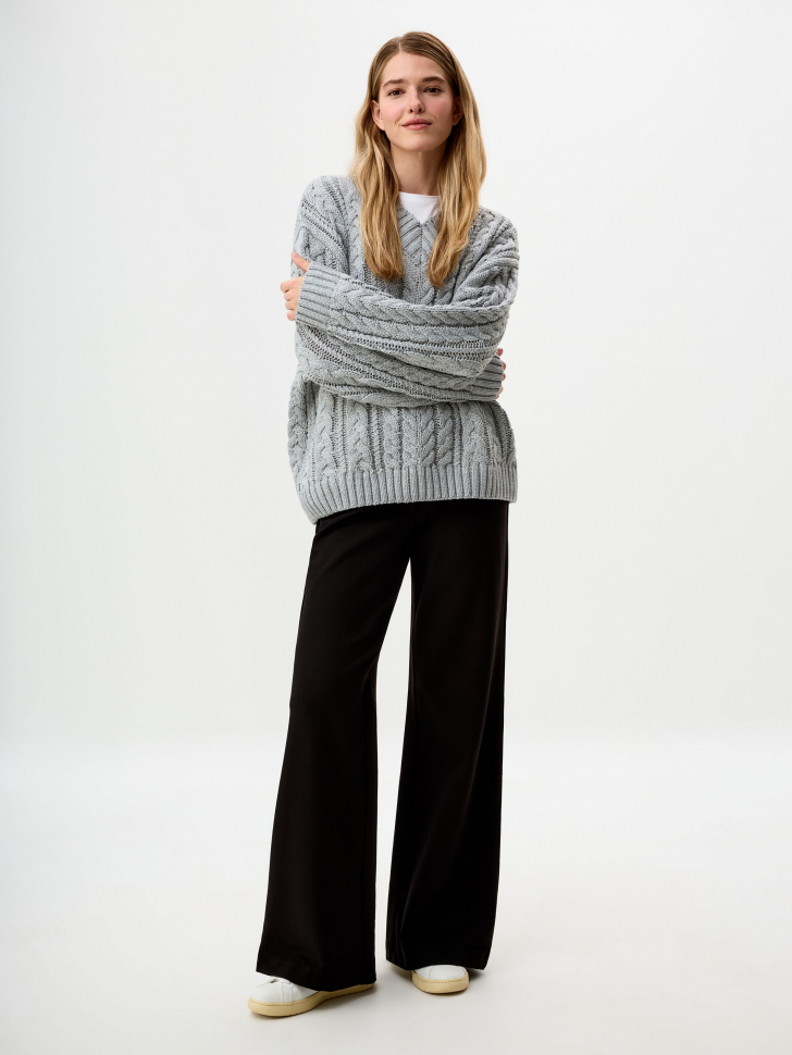 

Широкие трикотажные брюки