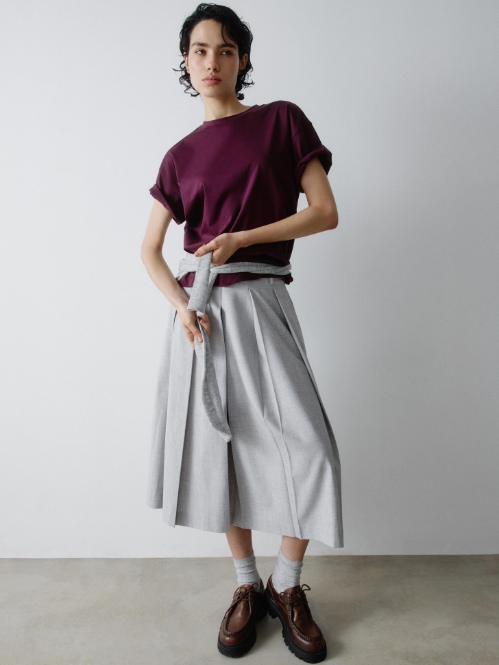 футболка оверсайз из мерсеризованного хлопка 4610517292575 по акции