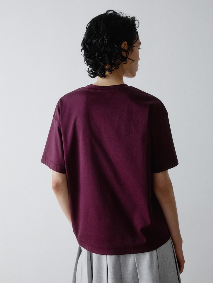футболка оверсайз из мерсеризованного хлопка 4610517292575 купить с доставкой