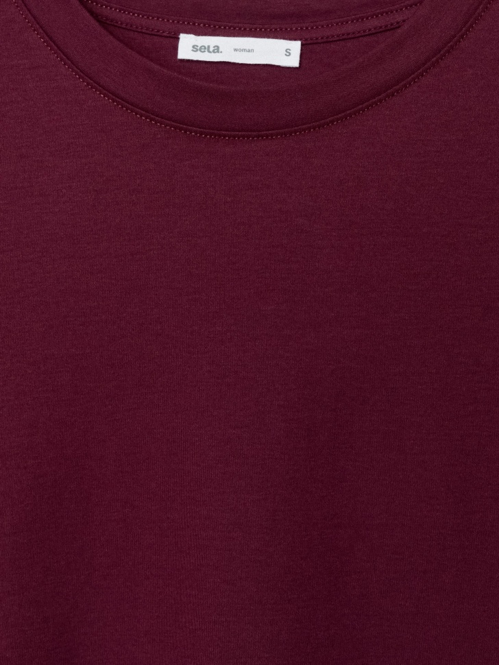 футболка оверсайз из мерсеризованного хлопка 4610517292575 со скидкой