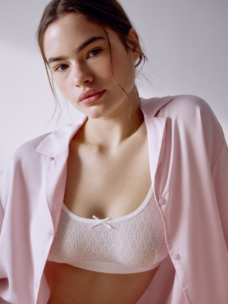 пижамная рубашка из струящейся вискозы 4610517110596 купить с доставкой