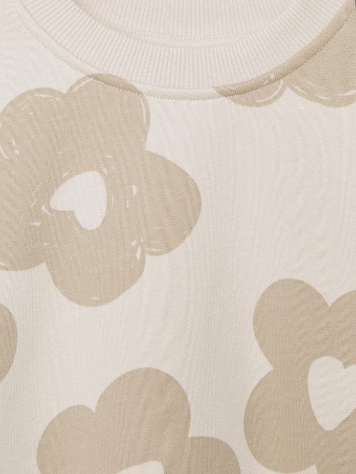 свитшот с принтом для девочек 4680798267012 в интернет магазине