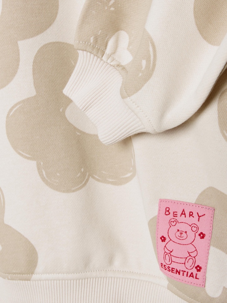 свитшот с принтом для девочек 4680798267012 с промокодом