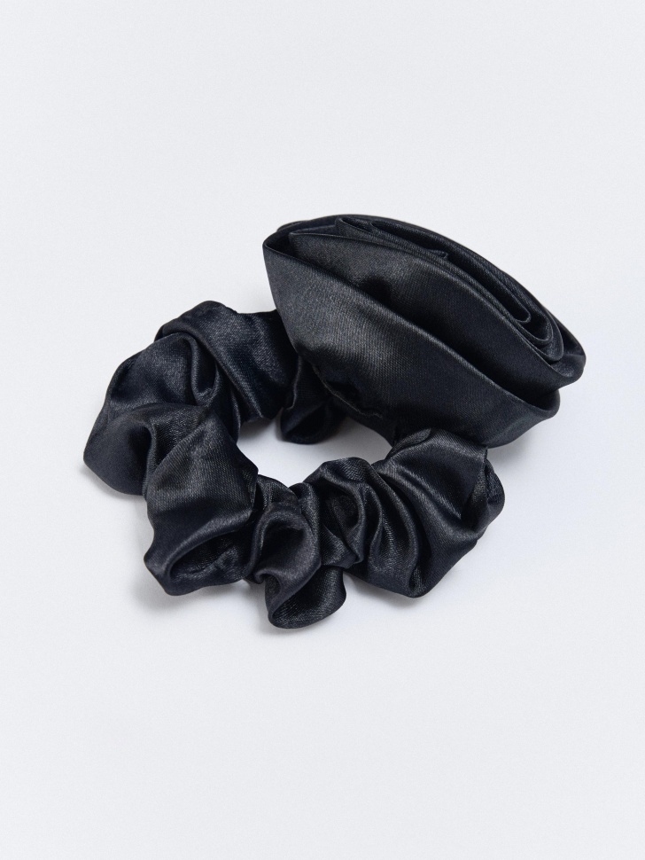 атласная резинка для девочек от бренда sela вид слева