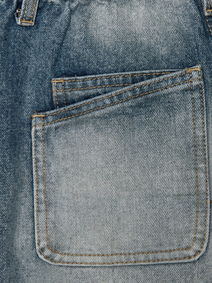 свободные джинсы super baggy для мальчиков из хлопка спереди