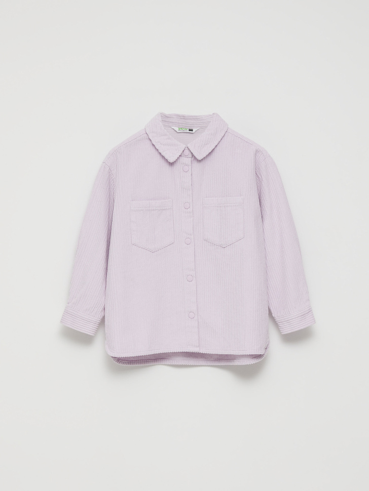 Вельветовая рубашка для девочки (сиреневый, 110/ 5-6 YEARS) от Sela