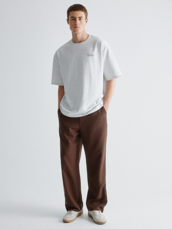 футболка relaxed fit с принтом 4610517217103 со скидкой