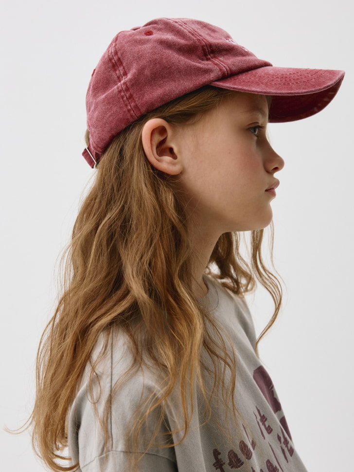 хлопковая бейсболка с вышивкой детская 4680704868272 по акции