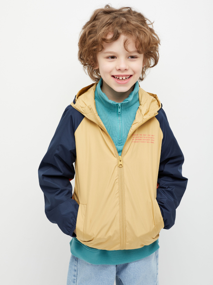 

Ветровка колор блок для мальчиков