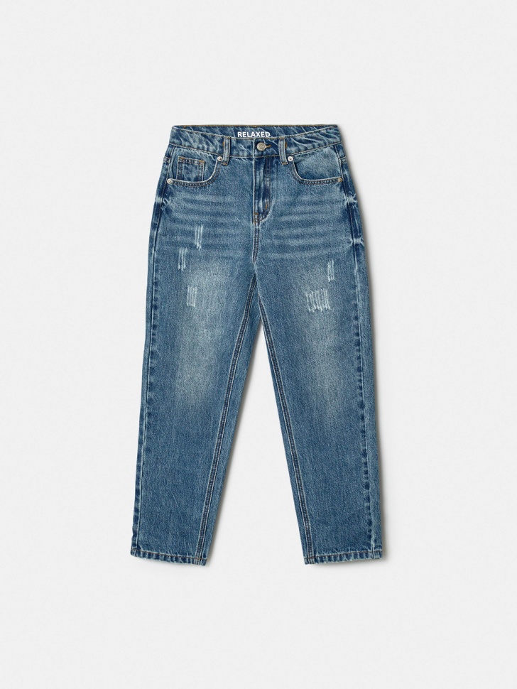 Джинсы Sela Рваные свободного кроя для мальчиков, арт. 38067