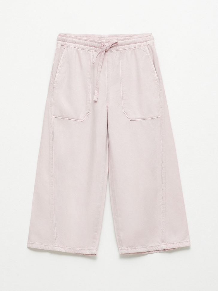 Широкие брюки для девочек (сиреневый, 116) от Sela