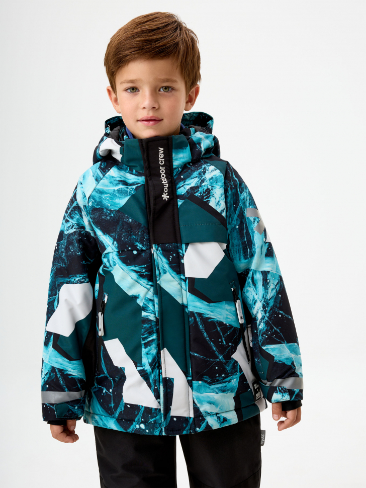 Горнолыжная куртка из коллекции sela х I’m Siberian для мальчиков - фото 1