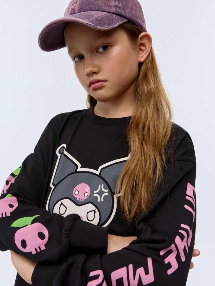 

Свитшот с принтом Hello Kitty для девочек