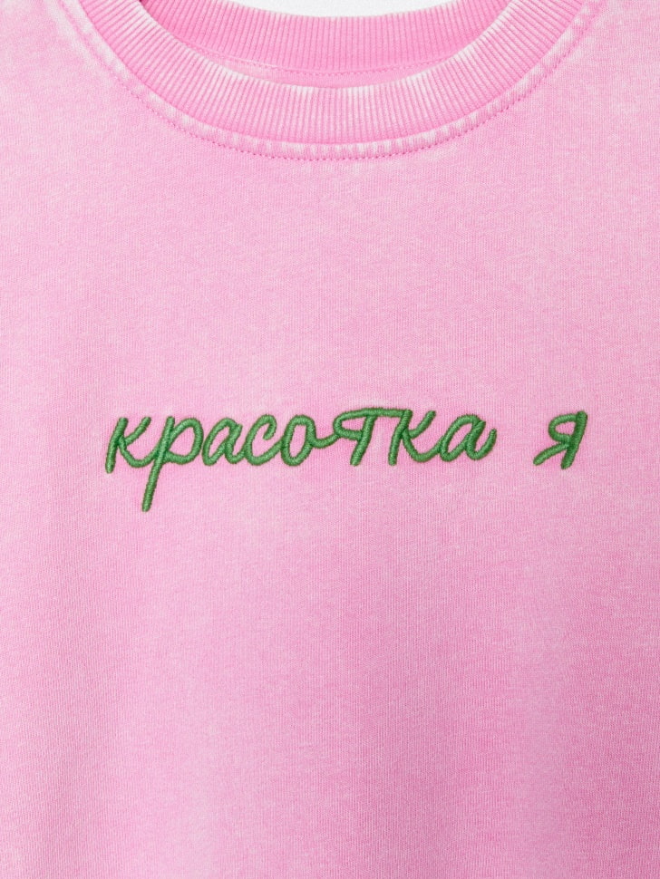 Свитшот для девочек из коллекции SELA х VASILINCIAGA. Фото №7