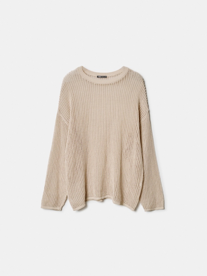 Вязаный джемпер Sela, бежевый, арт. 49431