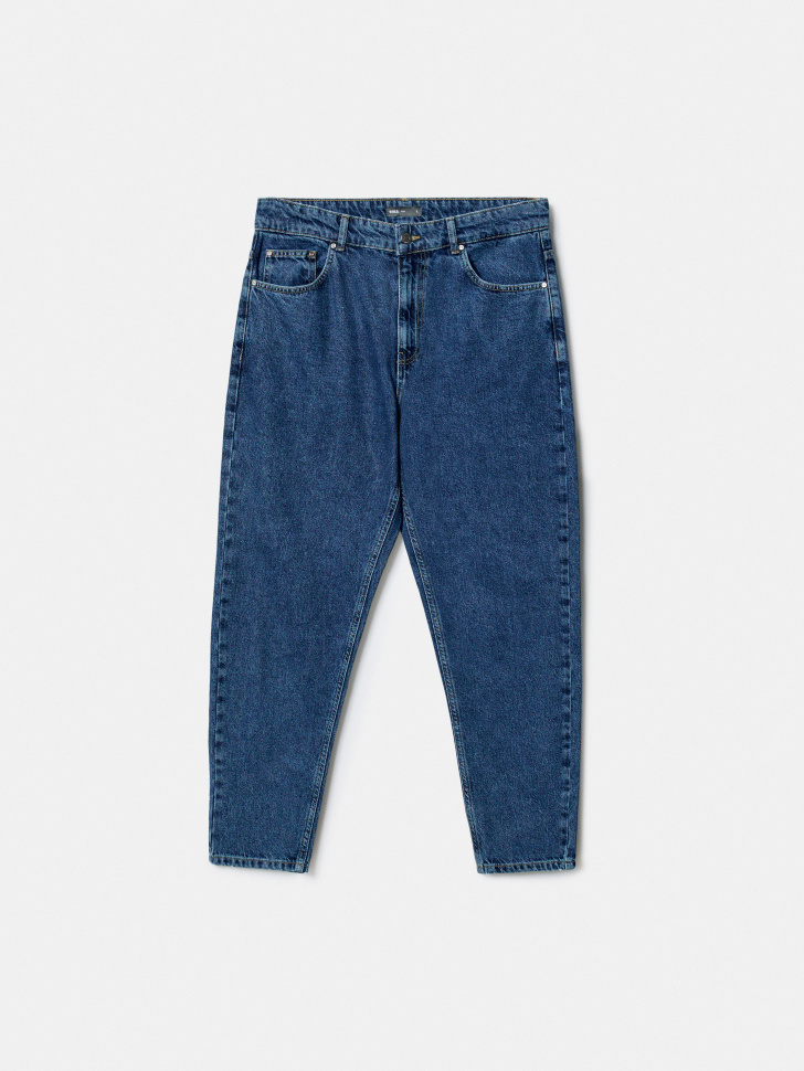 Джинсы Sela свободные укороченные, синий, арт. 52473