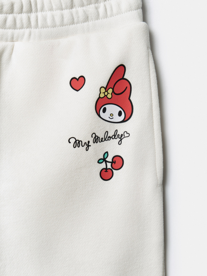 широкие брюки с принтом hello kitty my melody для девочек по цене 1799 руб вид справа