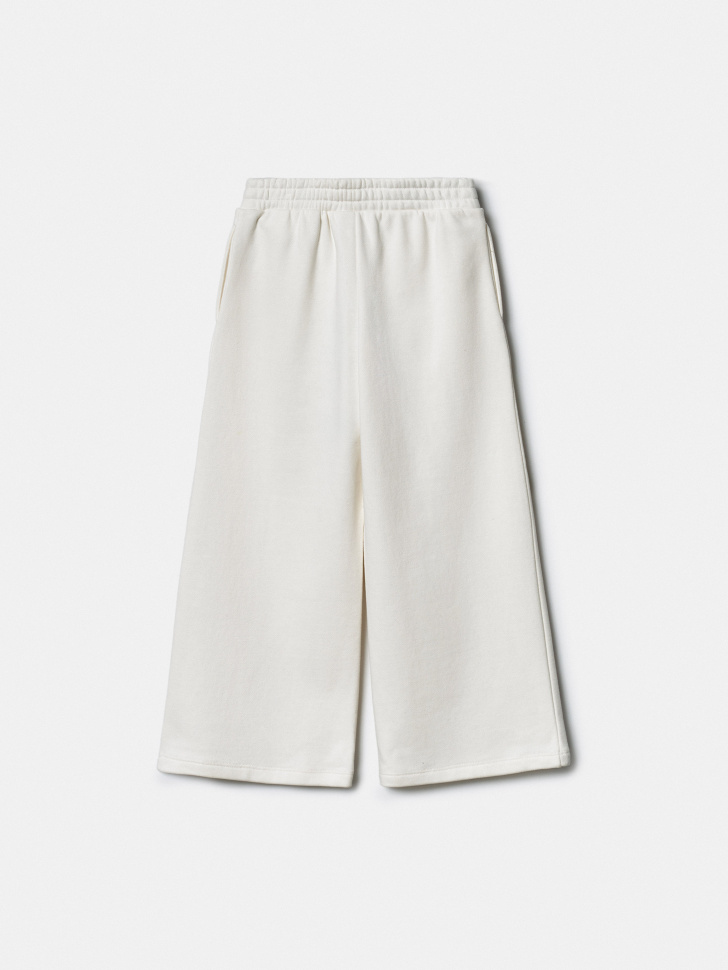 широкие брюки с принтом hello kitty my melody для девочек из хлопка спереди