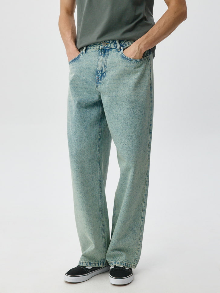 

Джинсы WIDE LEG со средней посадкой