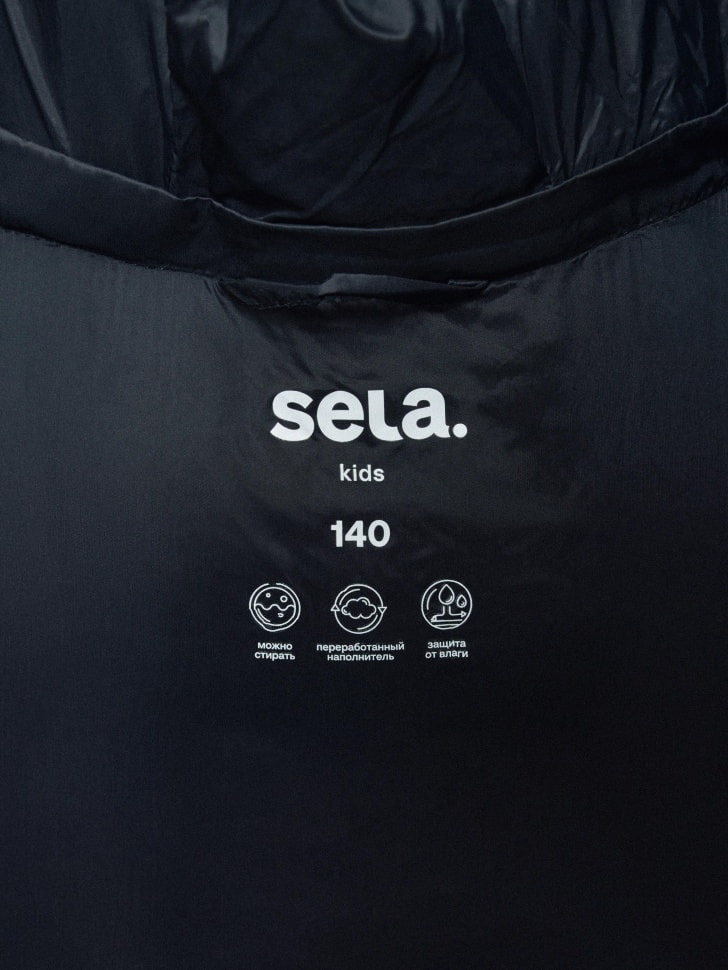 зимнее стеганое пальто с капюшоном для девочек 4680798400143 на официальном сайте