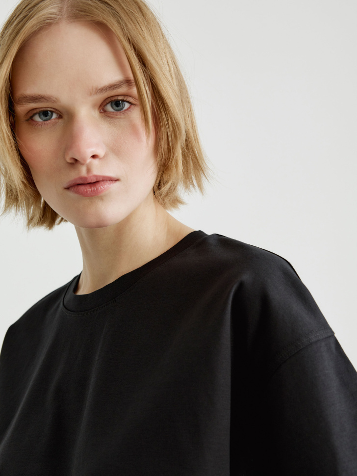 футболка оверсайз из мерсеризованного хлопка 4610517292520 с промокодом