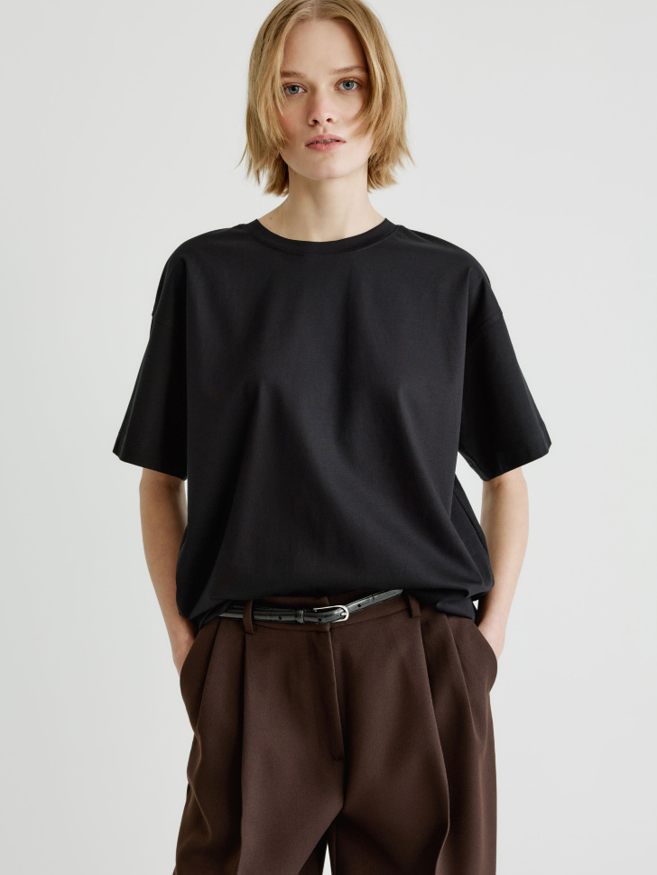 футболка оверсайз из мерсеризованного хлопка 4610517292520 купить с доставкой