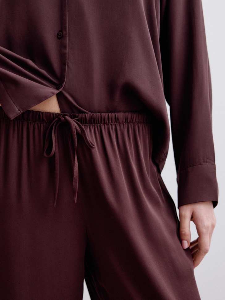 пижамные брюки из струящейся вискозы 4610517094919 в интернет магазине