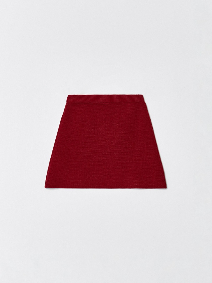 короткая вязаная юбка для девочек по цене 1799 руб вид справа