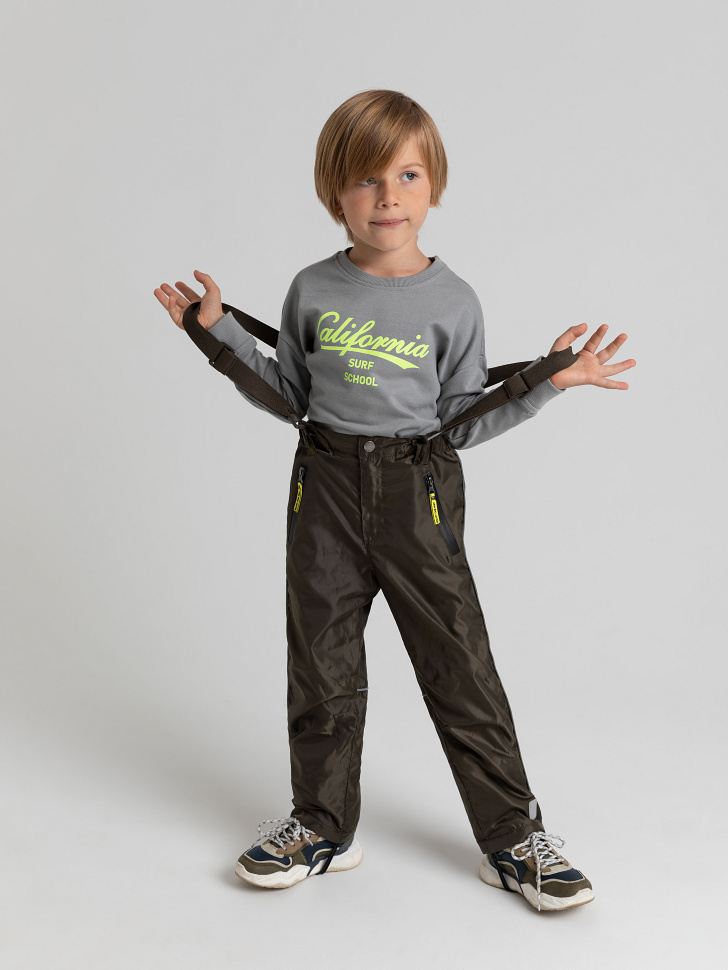 Утепленные брюки для мальчиков (зеленый, 98/ 3-4 YEARS)
