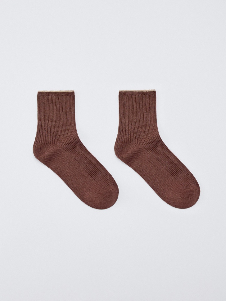 Короткие носки Sela, коричневый, арт. 41807